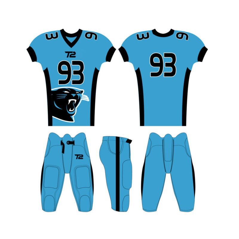 American Football Uniform Customizable -Team Number And Logo