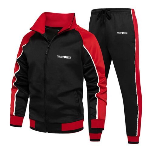 Athletic Tracksuit For Men Women Full Zip Jogging Sports Suit