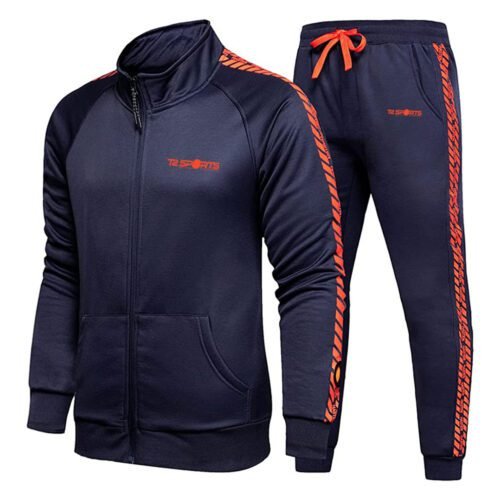 Athletic Tracksuit For Men Women Full Zip Jogging Sports Suit