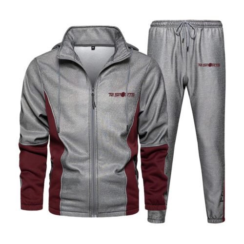 Athletic Tracksuit For Men Women Full Zip Jogging Sports Suit