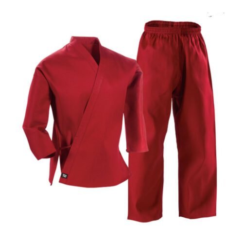 Karate GI Uniform Red Color Lightweight For Kids And Adult